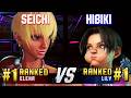 SF6 SEICHI 1 Ranked Elena Vs HIBIKI 1 Ranked Lily High Level Gameplay