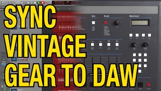 Video thumbnail for How to sync Vintage Drum Machines & Synths to your DAW without MIDI by TONELAB