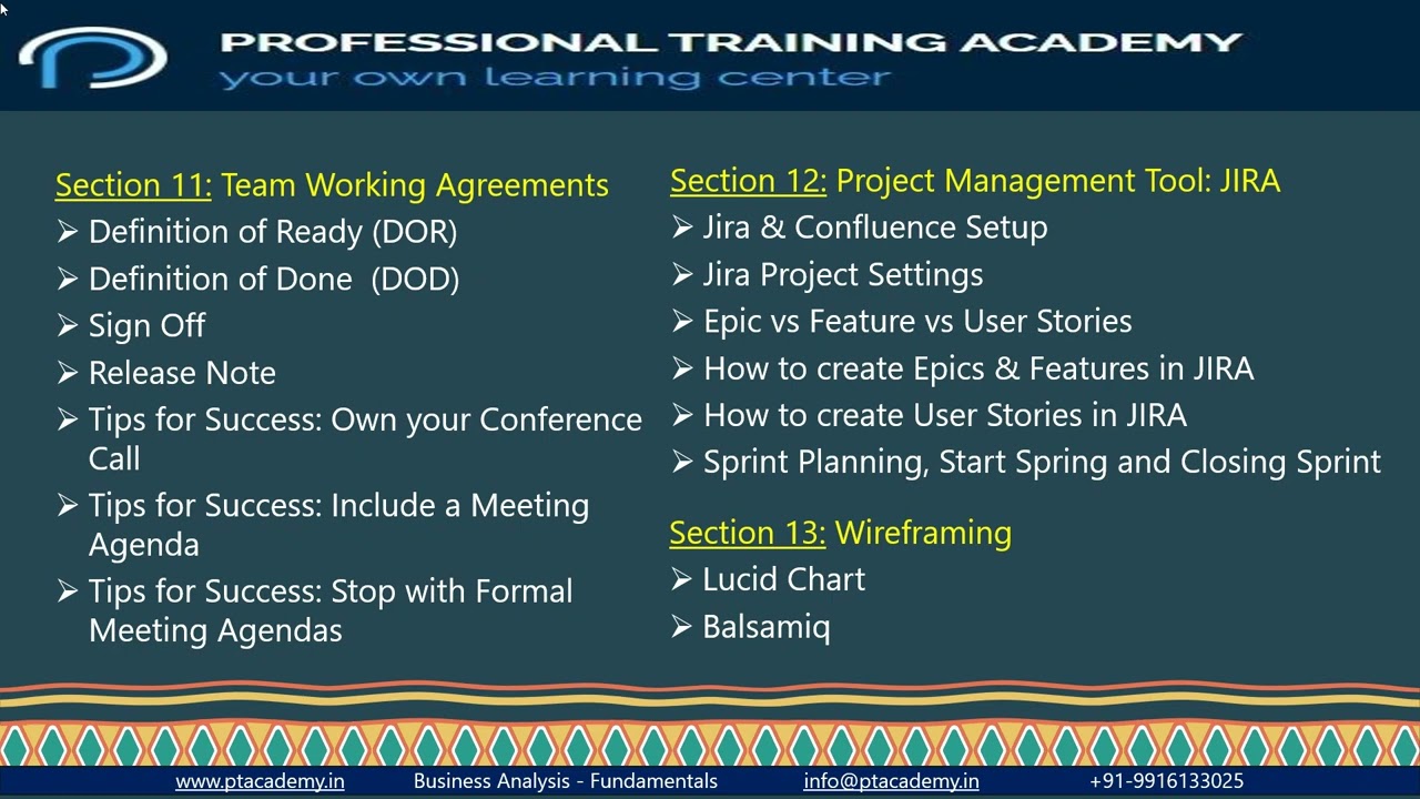 Business Analysis - Fundamentals DEMO Session