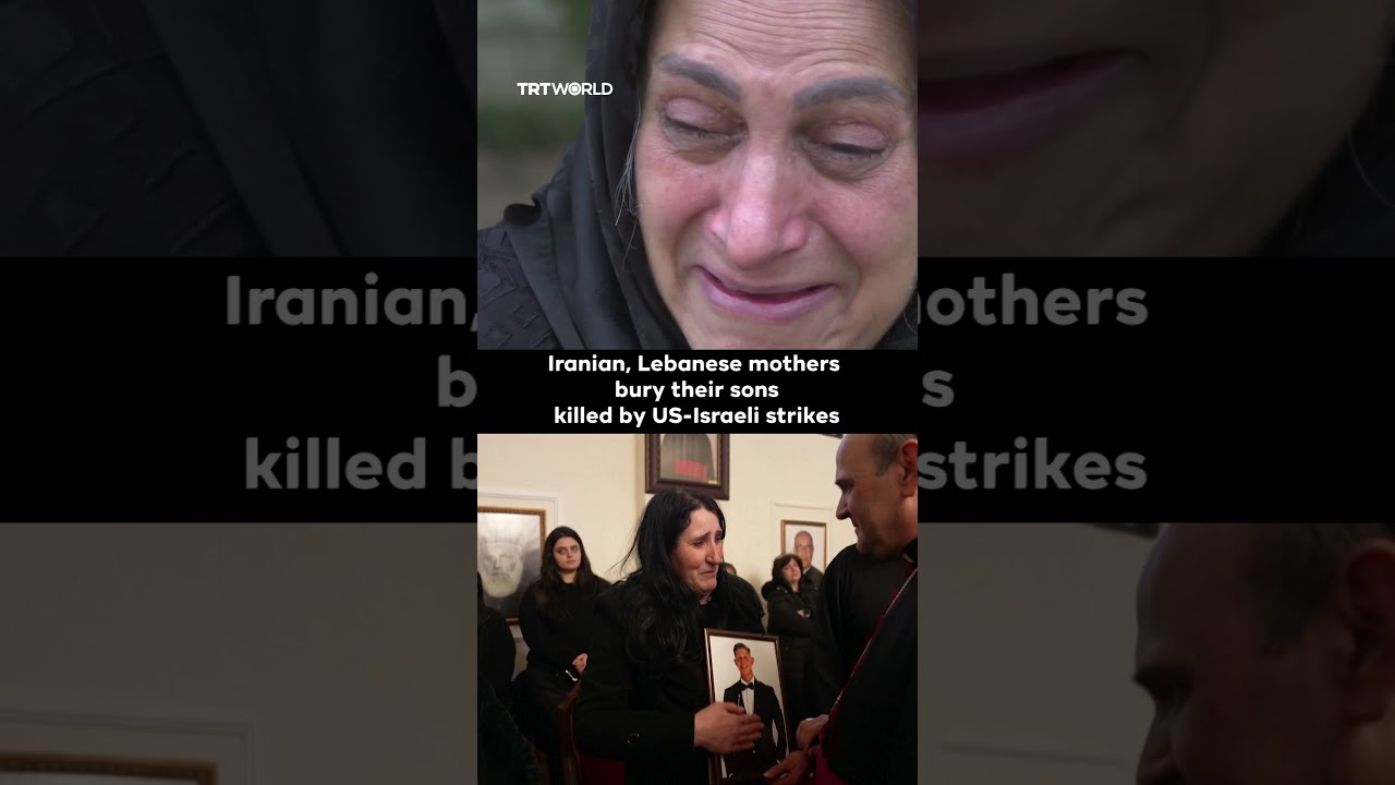 Video | Iranian and Lebanese mothers bury their sons killed by US-Israel strikes