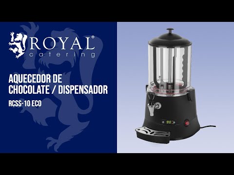 vídeo - Aquecedor de chocolate / dispensador - 440W - 10 litros