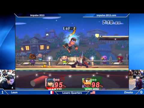 Impulse 2013 - Leon vs Zinoto - Losers Quarters - SSBB