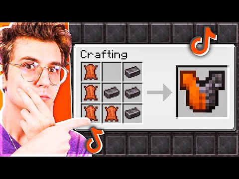 I'M TRYING THE WORLD'S MOST VIRAL TIK TOKS ON MINECRAFT ITA! (Ep. 53)