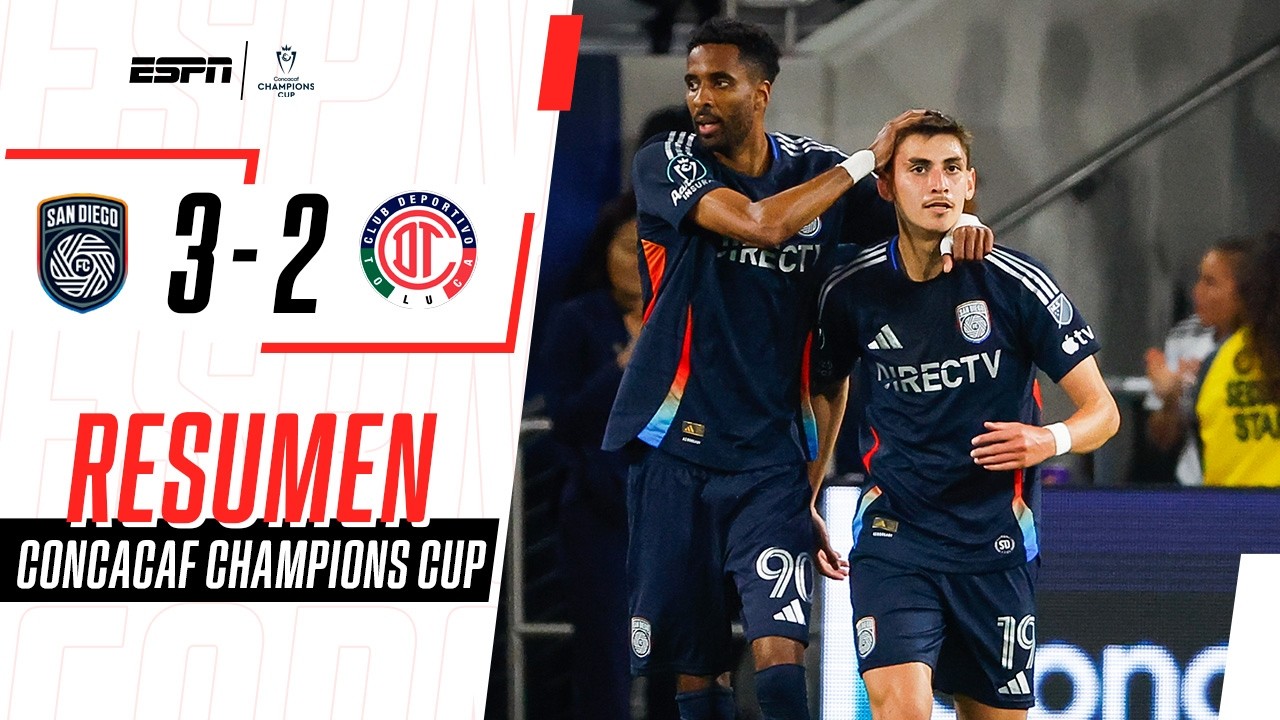 SAN DIEGO FC SE QUEDÓ CON LA IDA DE OCTAVOS EN UN PARTIDAZO | San Diego FC 3-2 Toluca | RESUMEN