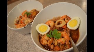 How to Cook Shrimp &amp; Squid Cajun Seafood Gumbo: Cooking with Kimberly