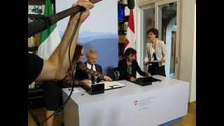 preview picture of video 'Ambiente - Dichiarazione congiunta Italia-Svizzera - 2 di 2'