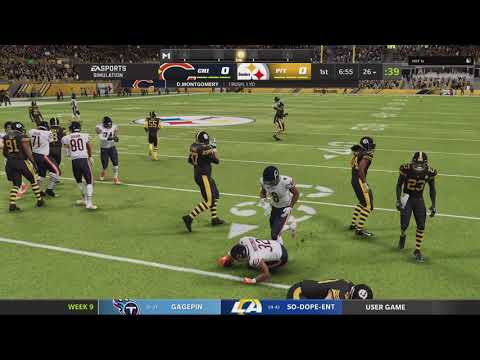Madden Nfl 22 online franchise vs steelers