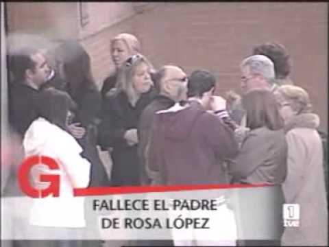 Rosa López.  Fallece el padre de Rosa López (25/03/2008)