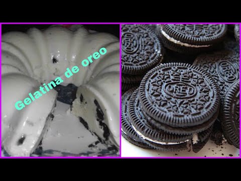 GELATINA DE TRES LECHES CON GALLETA OREO | GELATINA DE OREO | LUCIIANA LU | GELATINA DE 3 LECHES