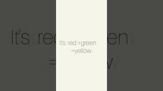 how to make yellow colour 💛