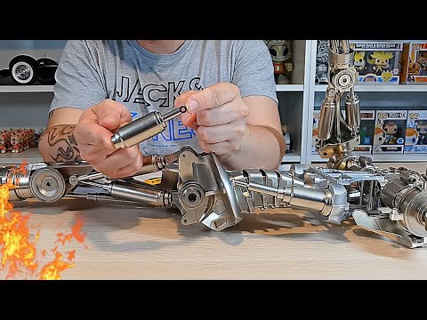 Build The Terminator T-800 Issue 72 - The First Parts For The Left Arm (Speed Build)