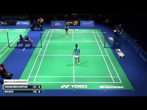 R16 2015 Swiss Open Badminton Busanan O vs Chloe Magee