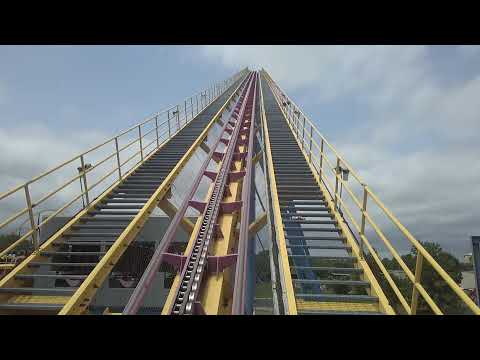 Nitro Front Seat POV Six Flags Great Adventure 2021