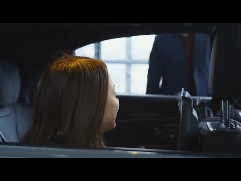 Teenage Girl Exploring New Car Stock Video