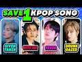 SAVE 1 DROP 3 Kpop Group Songs Popular Kpop Songs KPOP QUIZ