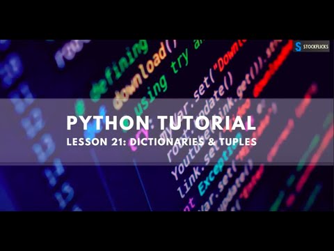 Python Basic Syntax Part 21 Dictionaries Tuples