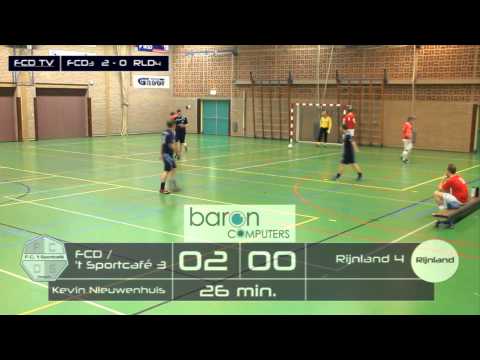 FCD / 't Sportcafé 3 - Rijnland 4 (4 - 3) samenvatting 09-11-2012