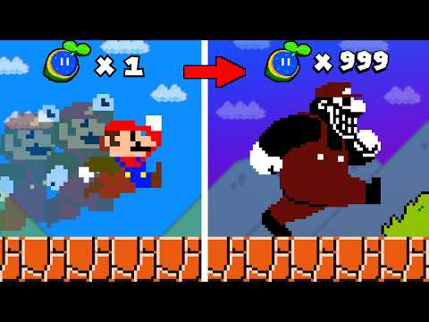 Super Mario Bros. But Every Seed Turns Mario Into MARIO '85