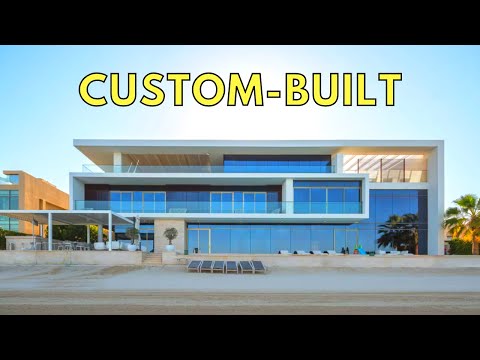 Inside a custom-built Ultra-luxury Mansion in Palm Jumeirah DUBAI