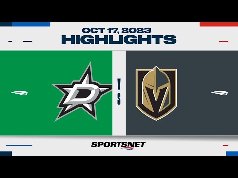 NHL Highlights | Stars vs. Golden Knights - October 17, 2023