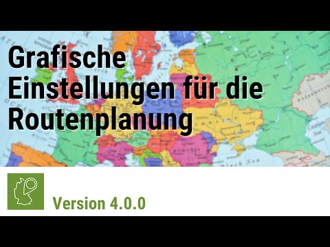 Grafische Einstellungen in der Routenplanung - Start- und Endpunkt mit anderen Symbolen bzw. Farben