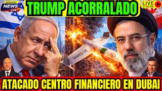 LIVE. BREAKING. IRAN ATTACKS DUBAI'S FINANCIAL CENTER. TRUMP CORNERED.