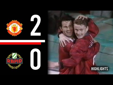 Manchester United v Rapid Vienna | Highlights | 1996/1997