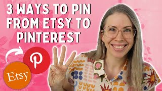 How to Pin from Etsy to Pinterest in SECONDS!