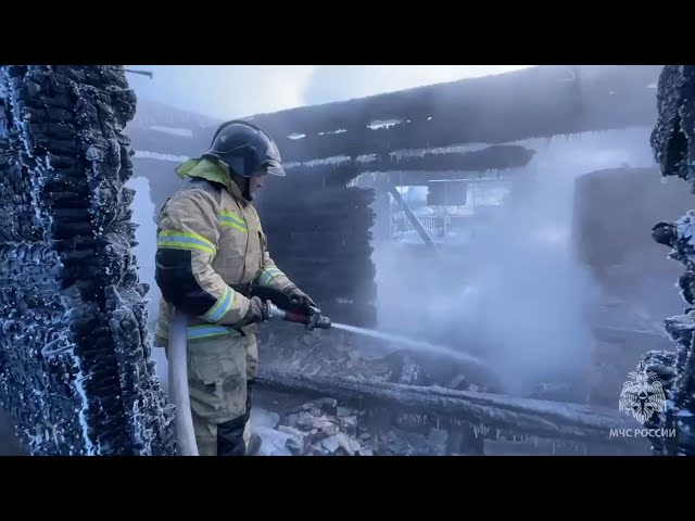 В Жигаловском районе произошёл пожар в частном доме