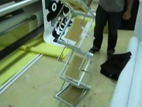 Zig zag catalogue stand