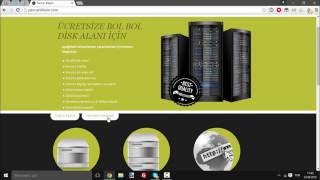 Ücretsize 10 GB Disk alanı ve Sınırsız Trafikli Web Hosting alma