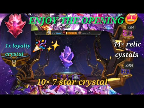 MCOC 10x 7star and many more crystal opening 🎉✨️🎊- Marvel Contest of Champions