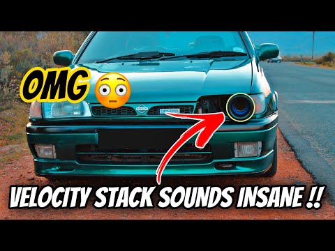 NISSAN SR20 VVL VELOCITY STACK IS LOUD !!!!
