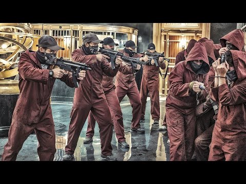 A gang breaks into a bank to steal secret chests of gold