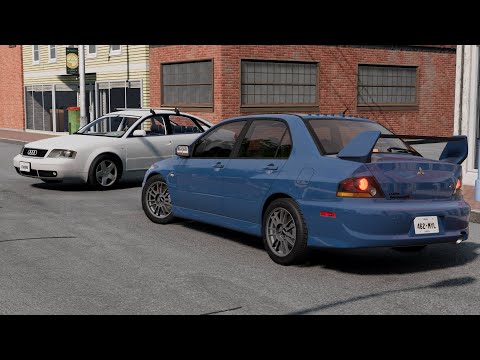 BeamNG.Drive [#298] - Realistic Crossroads & Intersection Crashes