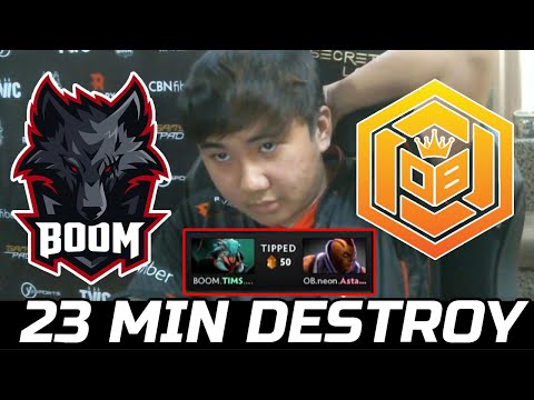 23 MIN DESTROYED - BOOM VS OB NEON GAME 2 DPC SEA 2022