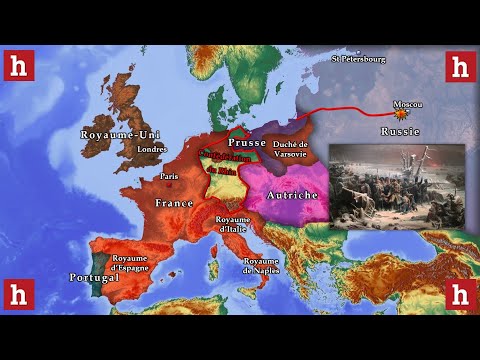 Histoire du Premier Empire français (1804-1815), en cartes animées