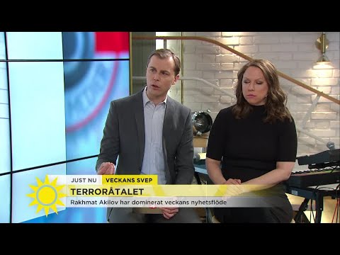Terroråtalet – "Frihet kontra säkehet. Ska vi har fler betonglejon?" - Nyhetsmorgon (TV4)