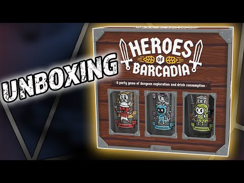 UNBOXING Heroes Of Barcadia