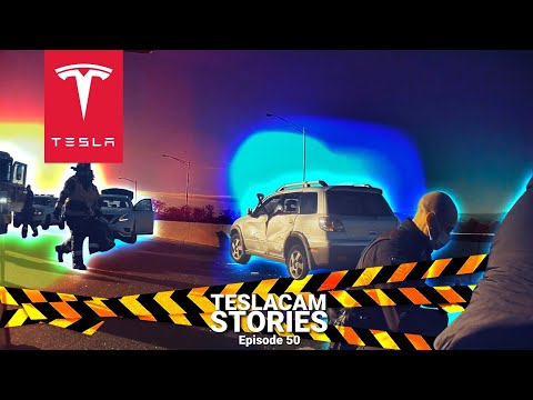 TESLA OWNER SAVES WOMAN WHO IS EJECTED FROM CAR CRASH | TESLACAM STORIES #50