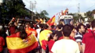 SPAIN TORONTO CANADA CELBRATION WE HAVE THE BEST FAN SUPPORT FOR SPAIN