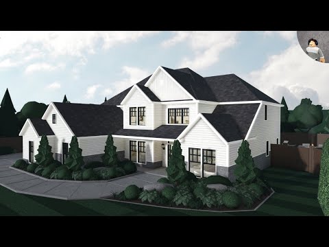 Bright Family Farmhouse | Part One | Bloxburg Speedbuild