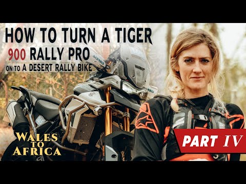 Turning a Tiger 900 Rally Pro into a desert rally bike - part 4 - Wales to Africa