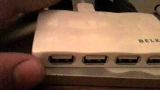 Belkin 7 Port USB Hub Unboxing & Floppy Disks