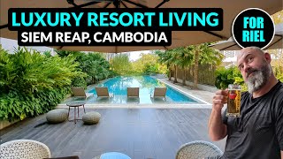 Luxury resort living in Siem Reap. Retire or move to Cambodia! #forriel