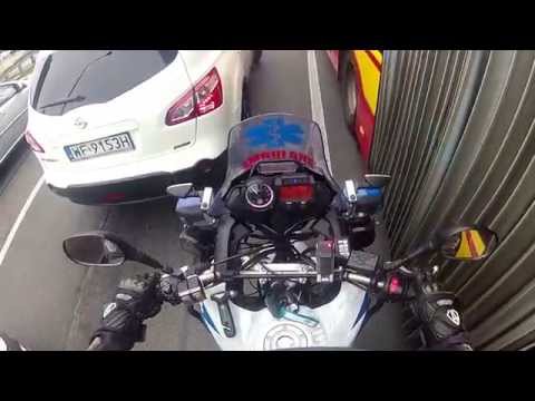 MotoAmbulans 081014 - Cito i korek przed rondem