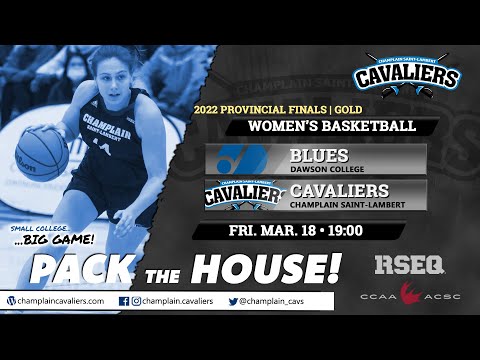 RSEQ D1 Women's Basketball FINAL:  Dawson @ Ch.-St-Lambert [March 18, 2022]