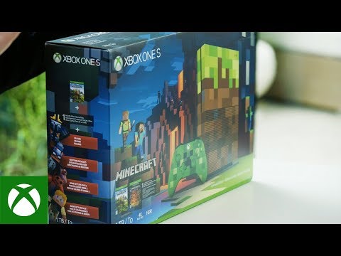 Unboxing The Xbox One S Minecraft Limited Edition Bundle