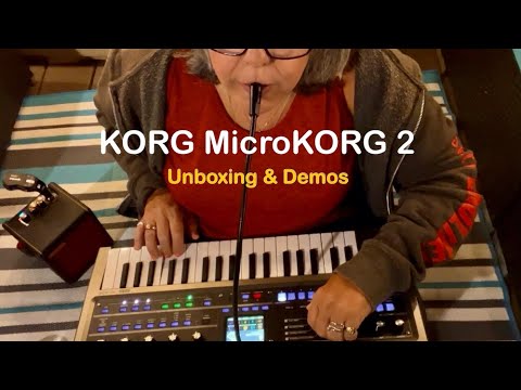 ***NEW KORG MicroKORG 2 UNBOXING/First Explorations without the manual/Vocoder Fun/& Recorded JAM