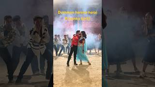 Download lagu Priyanka karki and durgesh Thapa during music video shoot bts #bts mp3